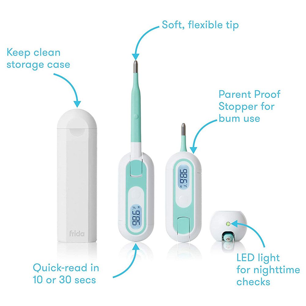 Fridababy - 3-in-1 Baby True Temp Digital Thermometer