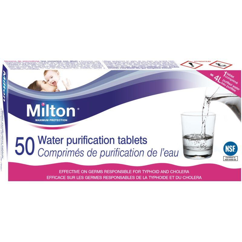 Milton - Water Purification Tablets - 50pcs