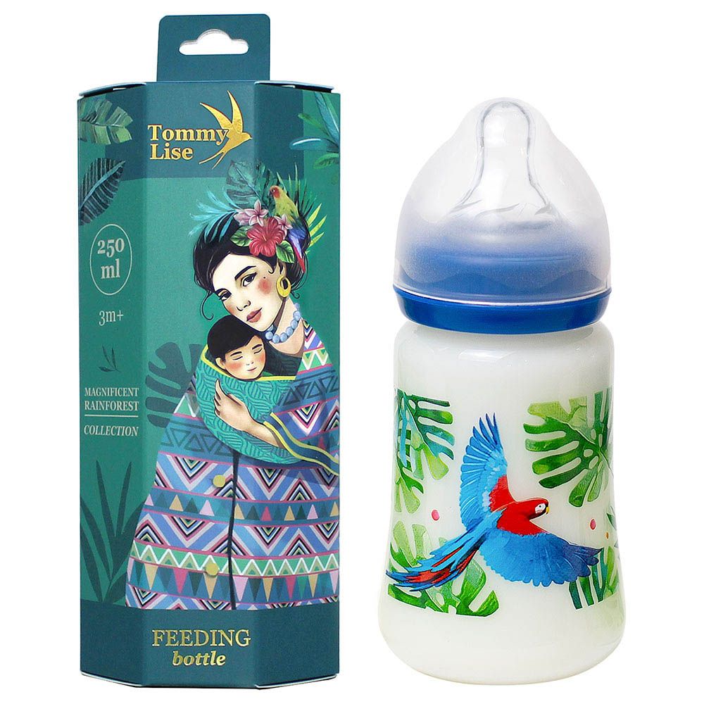 Tommy Lise Wide Neck Baby Feeding Bottle Feathery Mood