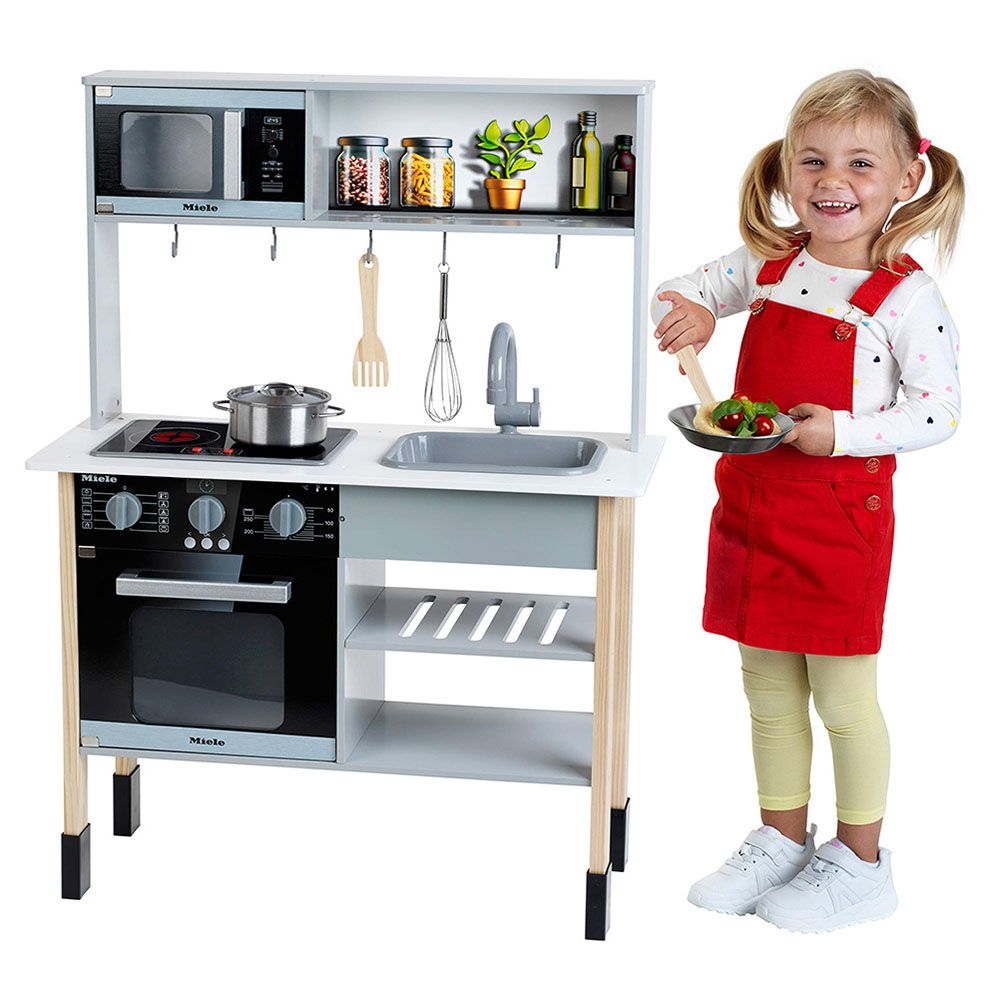 Klein Toys - Miele Toy Wooden Kitchen with Lights & Sound