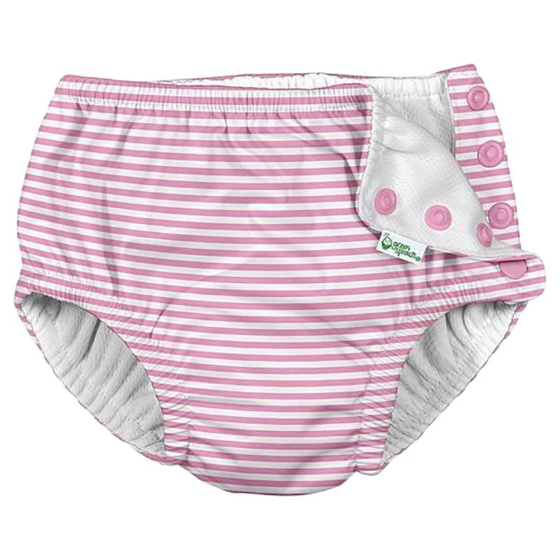 Green Sprouts - Snap Reusable Swimsuit Diaper-Light Pink