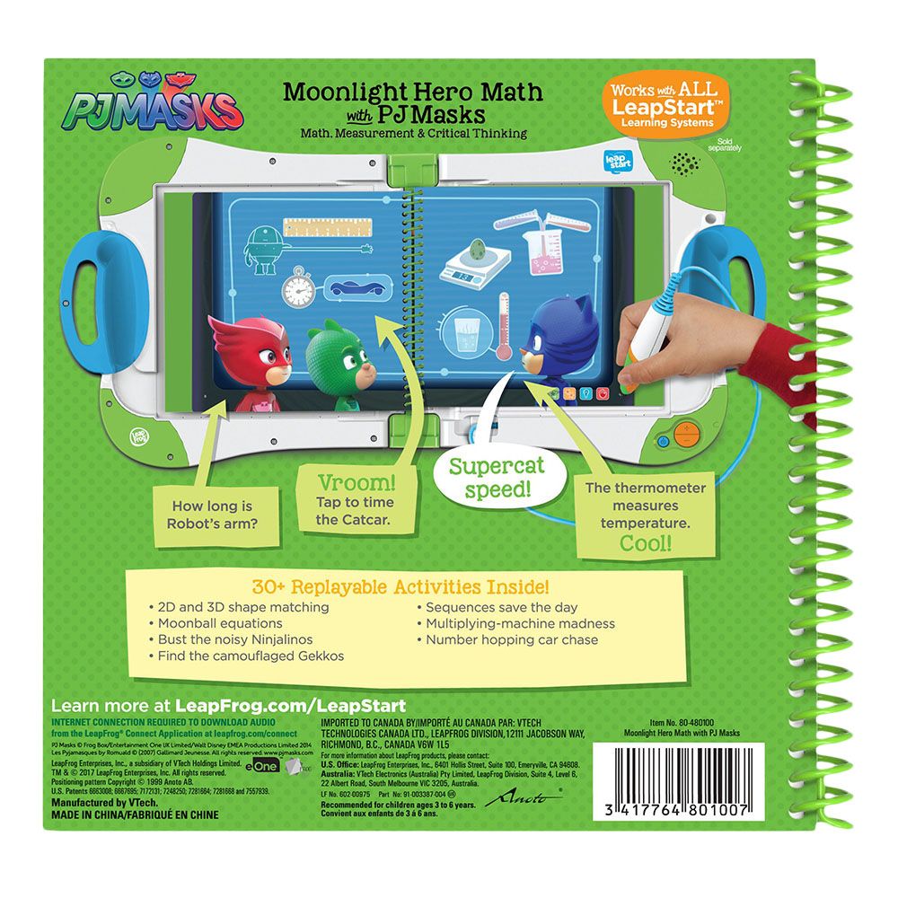 LeapFrog - Leapstart Moonlight Hero Math With Pj Masks Book