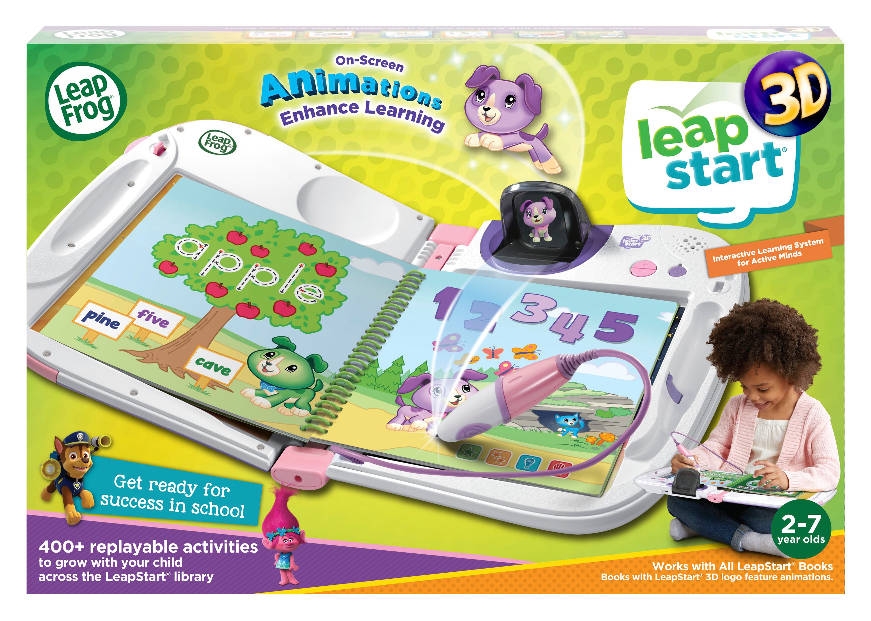 LeapFrog LeapStart 3D Holo Educational Book - Pink