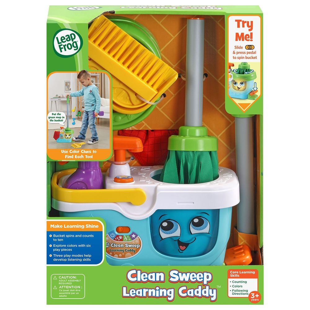 Leapfrog - Clean Sweep Mop & Basket