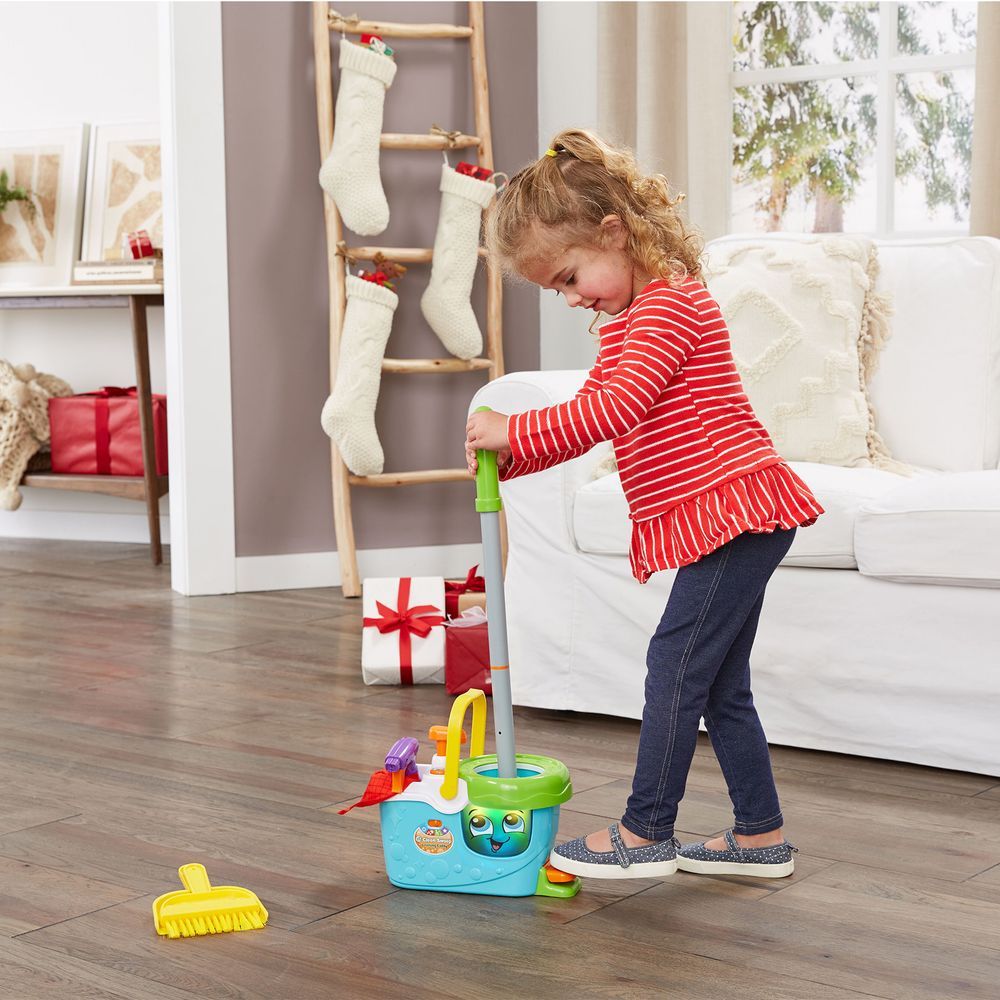 Leapfrog - Clean Sweep Mop & Basket