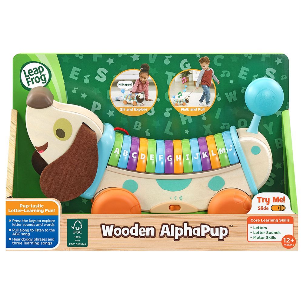 Leapfrog - Wooden Alphapup