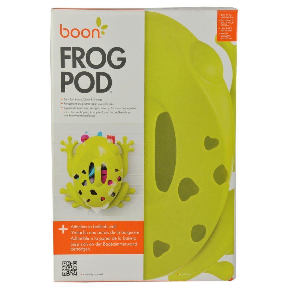 Boon - Frog Pod Drain and Storage Bath Toy