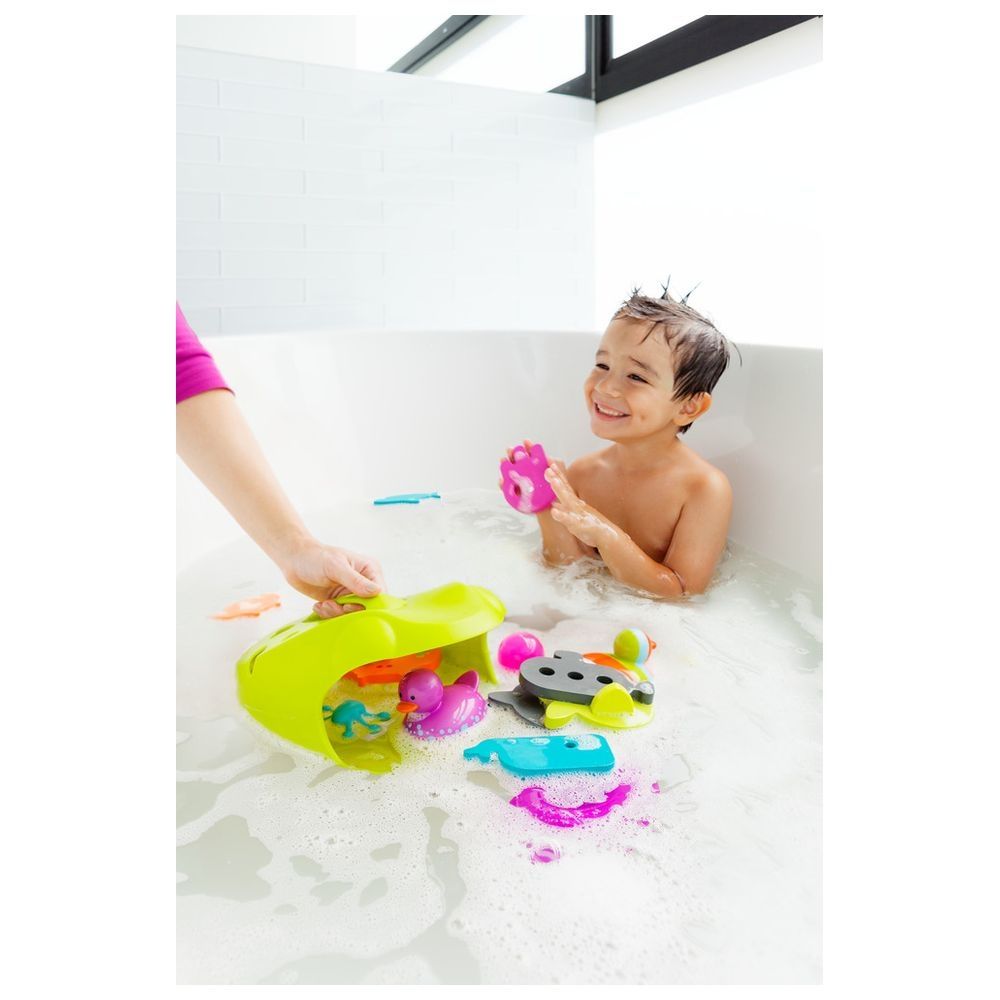 Boon - Frog Pod Drain and Storage Bath Toy