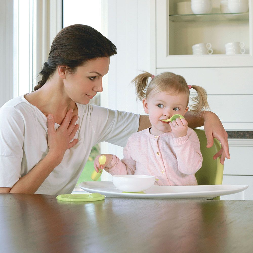 Kidsme - Toddler Spoon And Fork Set - Aquamarine