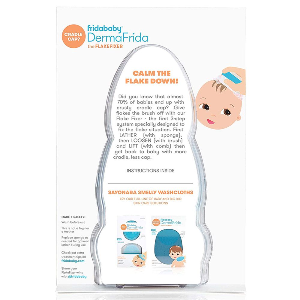 Frida Baby - DermaFrida FlakeFixer 3Step Cradle Cap System 