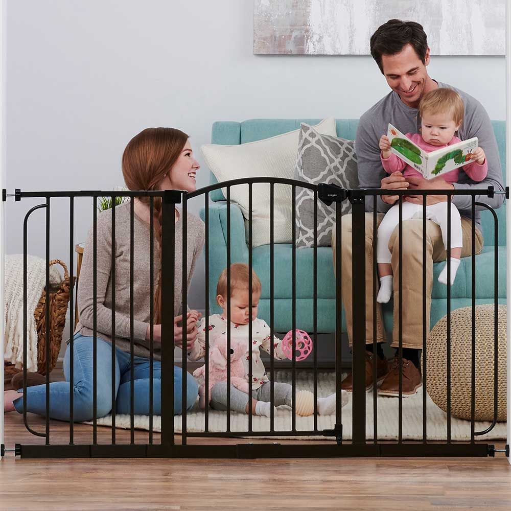 Regalo - Home Accents Super Wide Safety Gate - Black