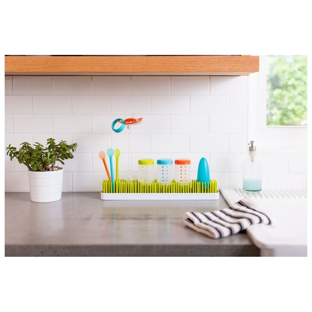 Boon - Patch Countertop Drying Rack - Green