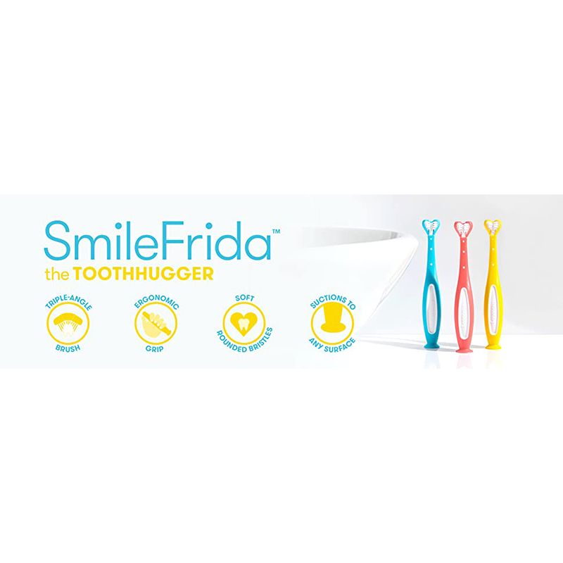 Frida Baby - SmileFrida ToothHugger Kids Toothbrush - Blue