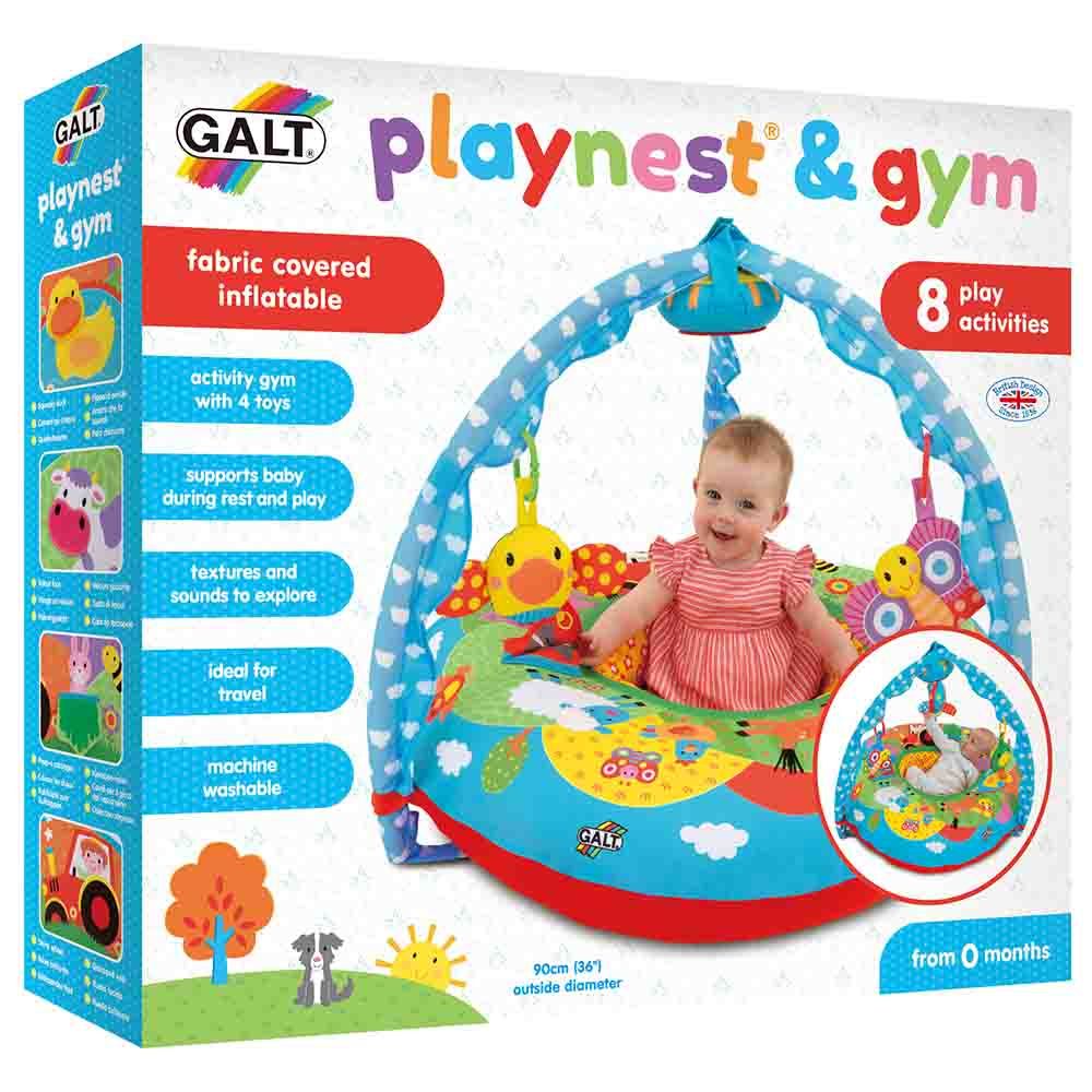 Galt Toys - Playnest & Gym Farm Baby Activity & Floor Seat