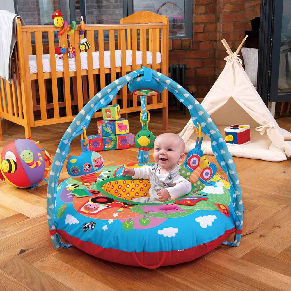 Galt Toys - Playnest & Gym Farm Baby Activity & Floor Seat