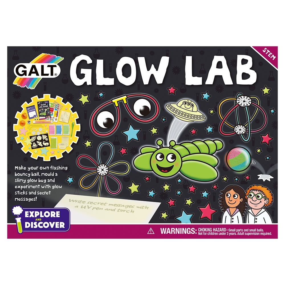 مجموعة مختبر العلوم المتوهجة STEM من Galt Toys