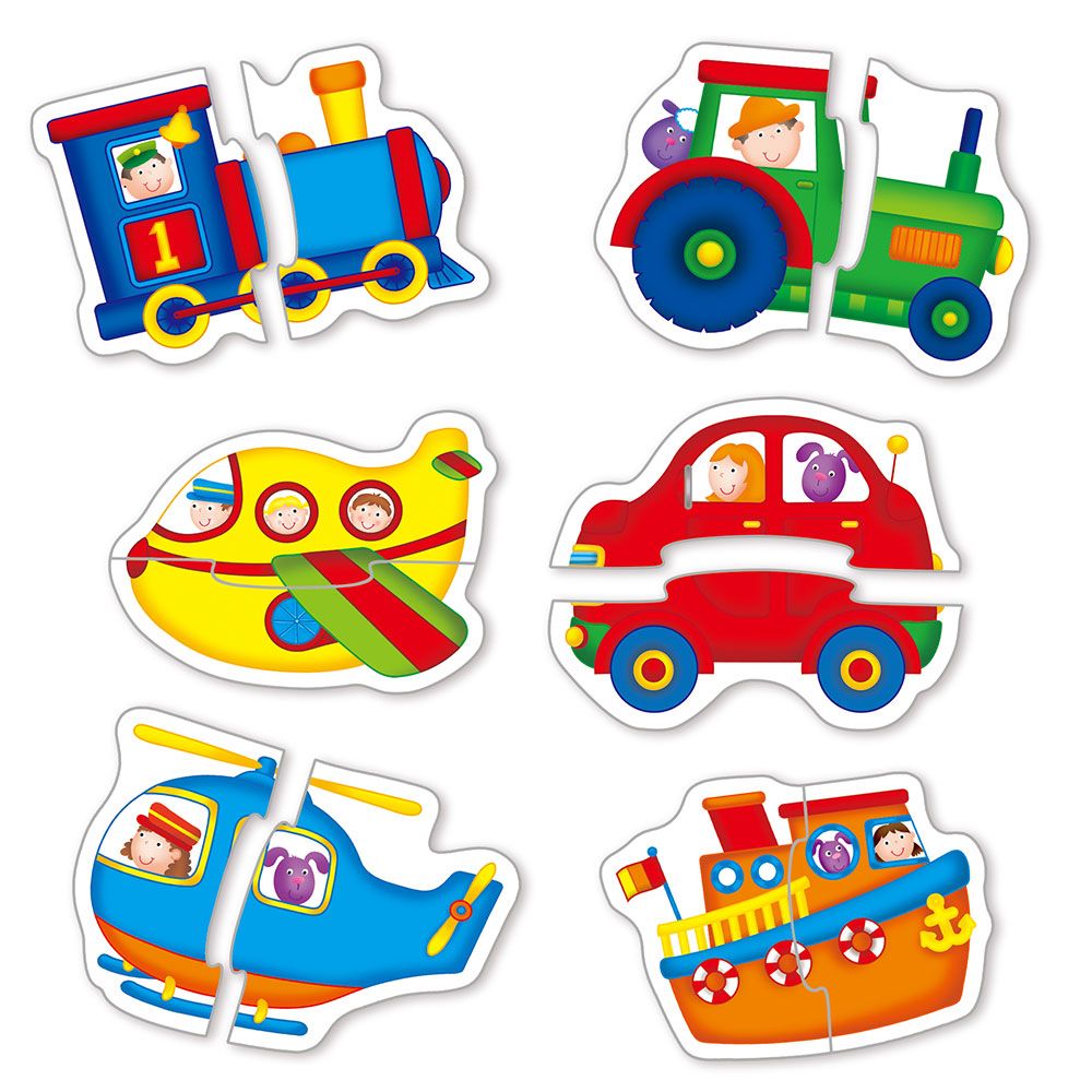 Galt Toys - Baby Transport Floor Puzzle Set of 6