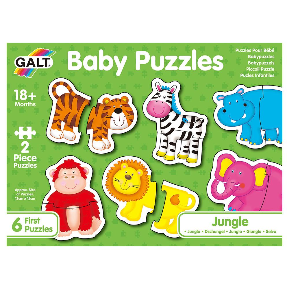 Galt Toys - Jungle Baby Puzzles 6pc-Set