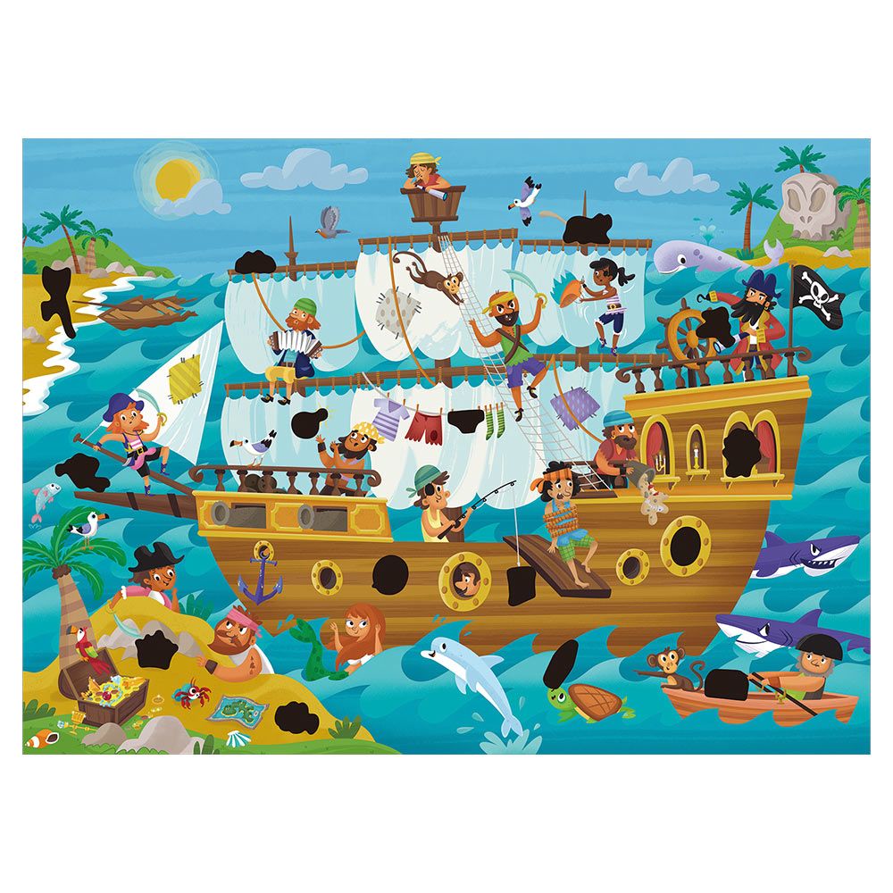 Galt Toys - Pirate Ship Magic Puzzle 50pc-Set