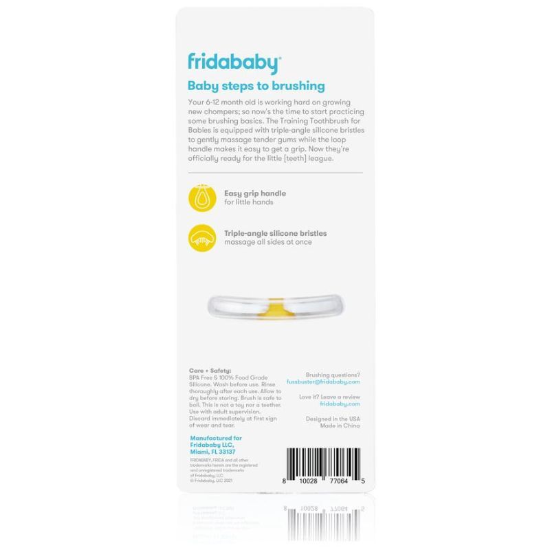 Fridababy - Training Toothbrush W/ Soft Silicone Bristles