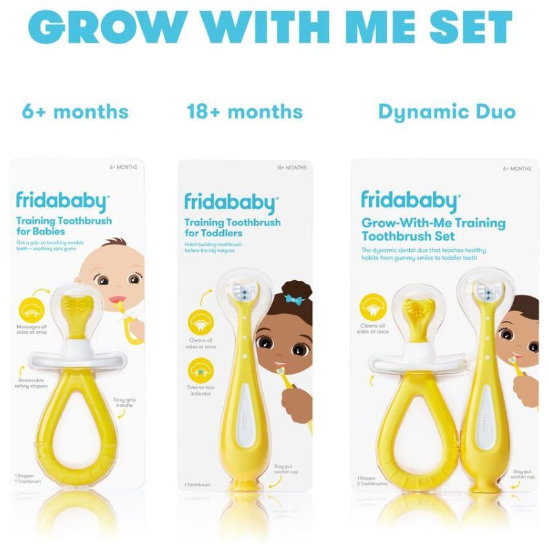 Fridababy - Training Toothbrush W/ Soft Silicone Bristles