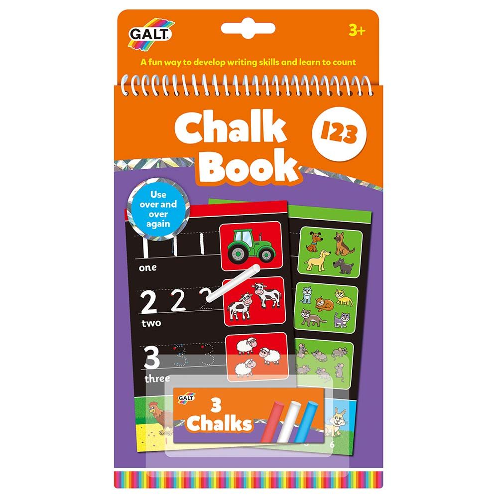 Galt Toys - Chalk 123 Counting Book For Children