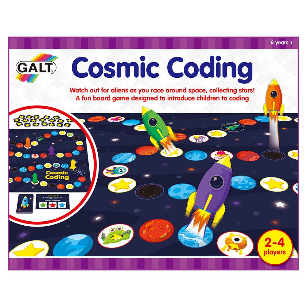 Galt Toys - Cosmic Coding Learn to Code Board Game