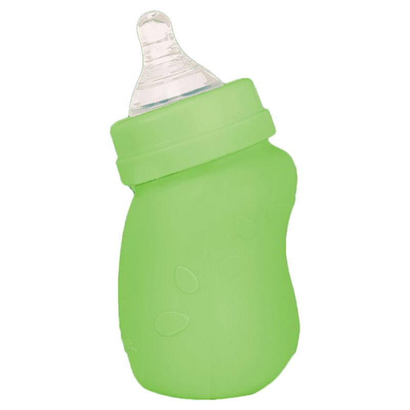 Green Sprouts - Baby Bottle W/ Silicone Cover 5Oz - Green