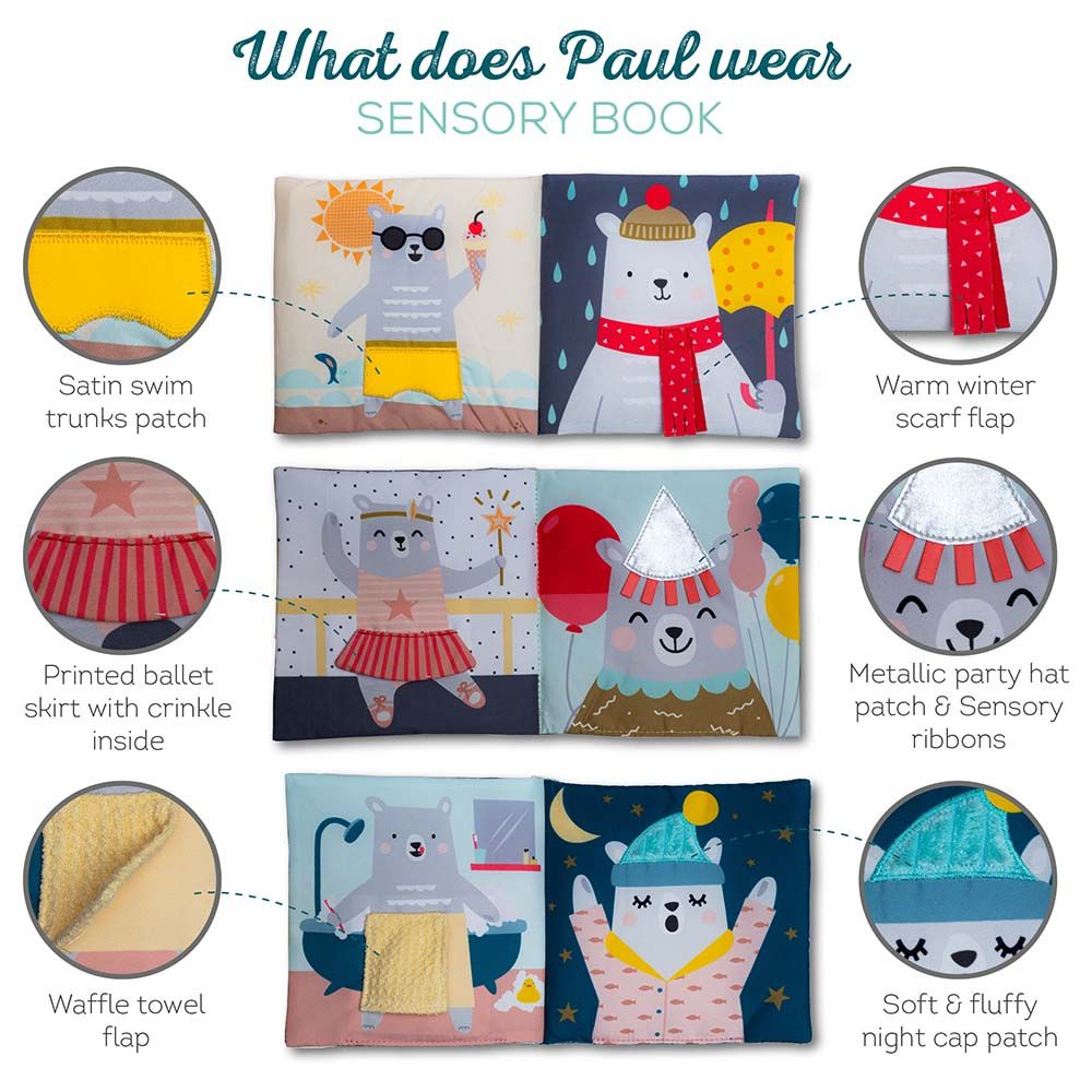 Taf Toys - What Does Paul Wear Book