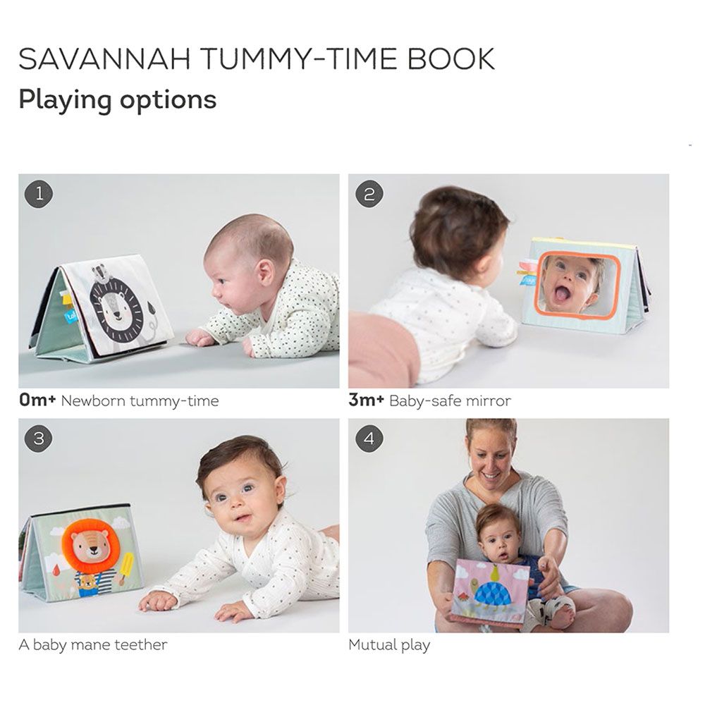 Taf Toys - Savannah Tummy-Time Book