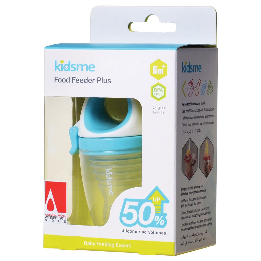 Kidsme - Food Feeder Plus Single Pack - Aquamarine