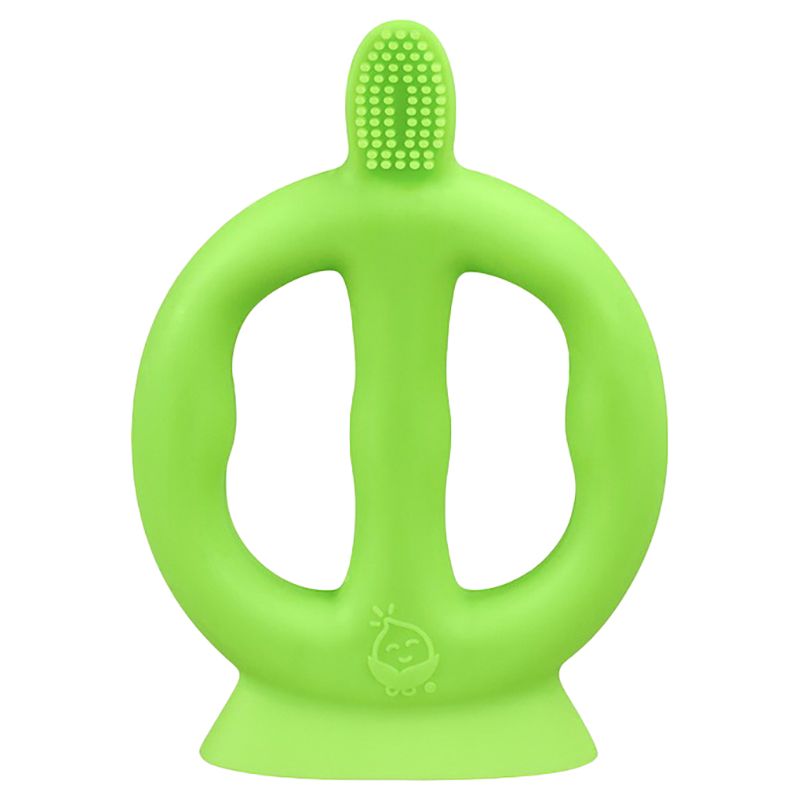 Green Sprouts - Learning Toothbrush Made From Silicone-Green