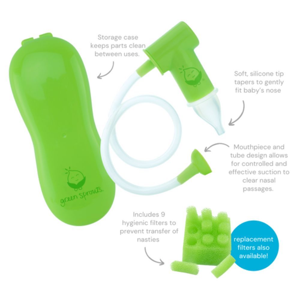 Green Sprouts - Replacement Filter For Nasal Aspirator 9pcs