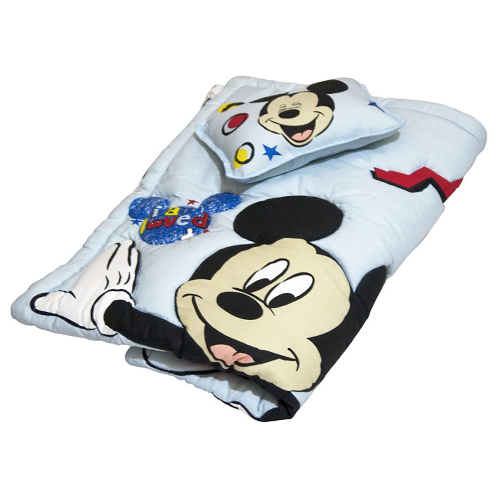 Disney Mickey Mouse Baby Comforter + Pillow Set