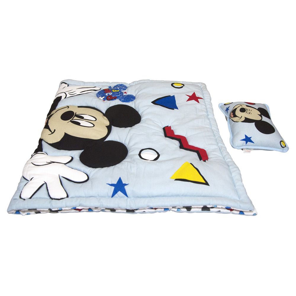 Disney Mickey Mouse Baby Comforter + Pillow Set