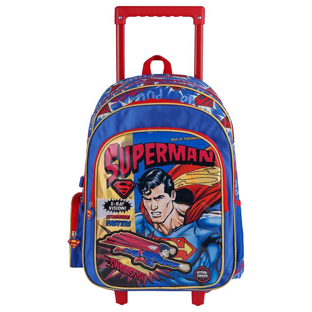 Warner Bros - Superman Man Of Tomorrow Trolley Bag - 16-Inch