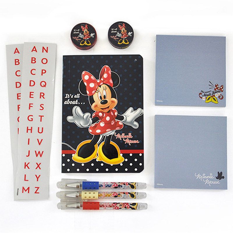 Disney - Minnie Stationery Set 10pc-Set - Blue