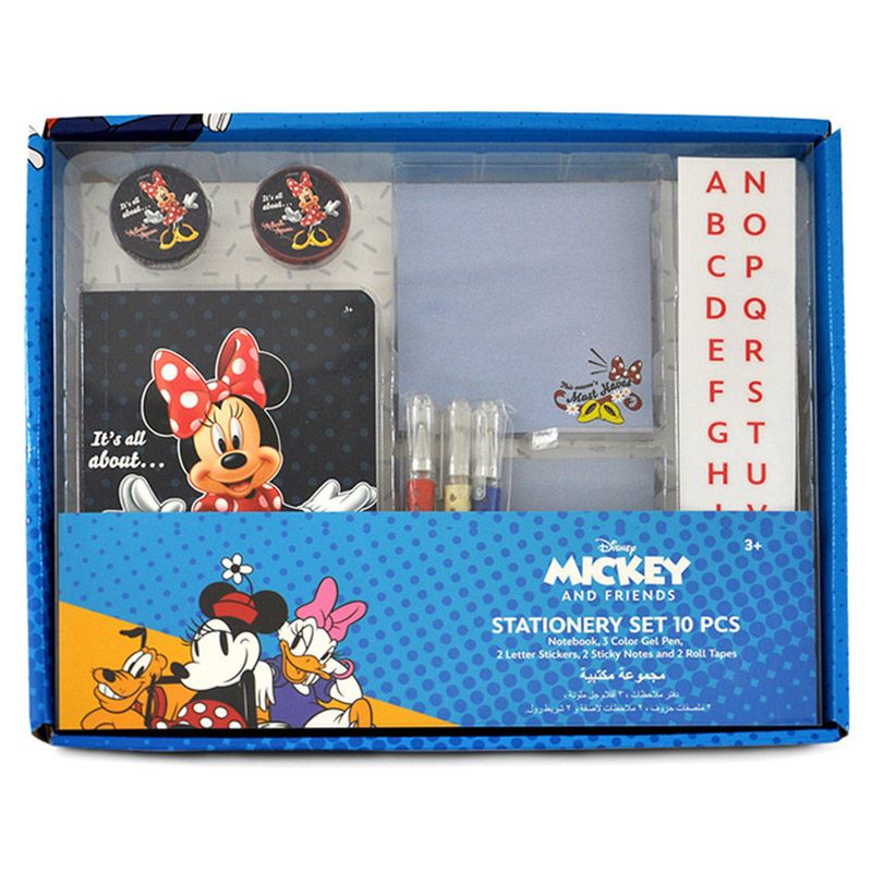 Disney - Minnie Stationery Set 10pc-Set - Blue