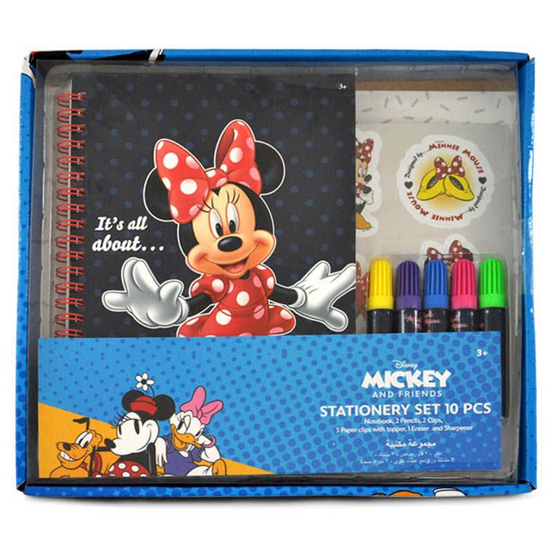 Disney - Minnie Stationery Set 12pc-Set - Blue