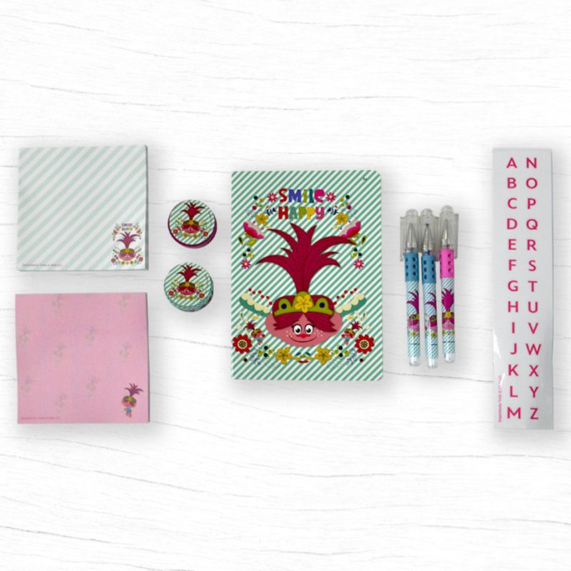 Trolls Stationery Set 10pc-Set - Green