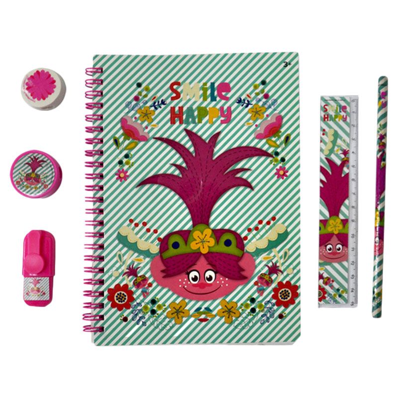 Trolls Stationery Set 7pc-Set - Green