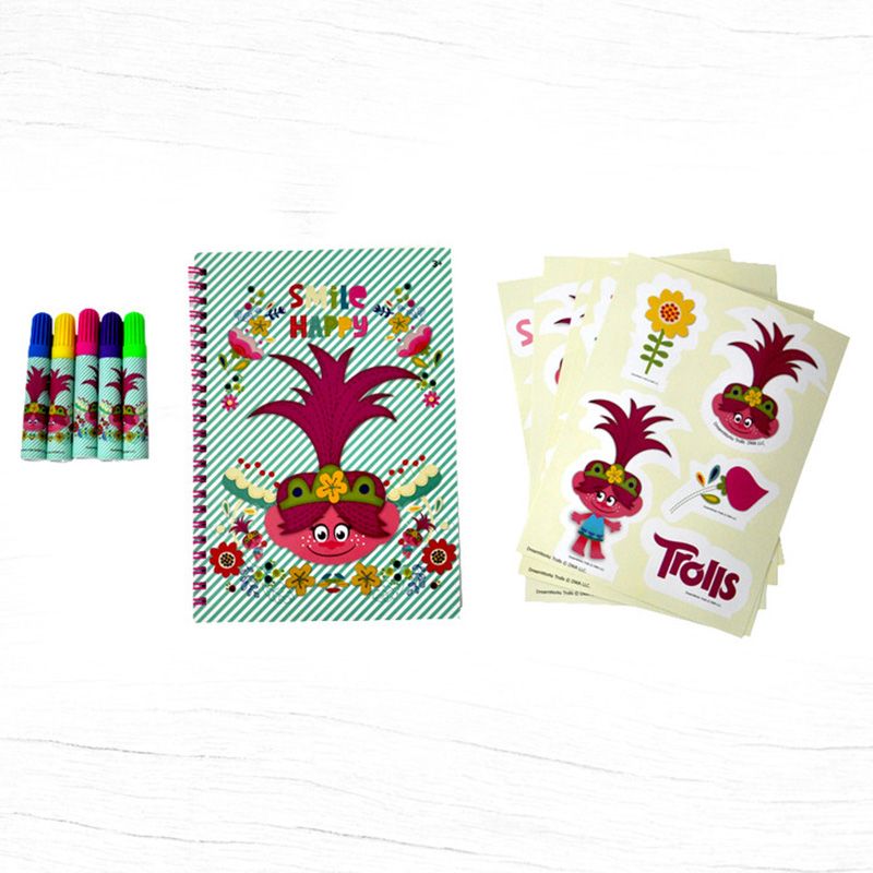 Trolls Stationery Set 12pc-Set - Green