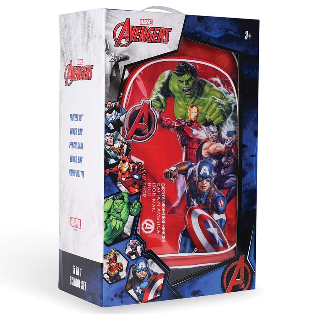 Marvel - 5-In-1 Avengers Assemble Trolley Box Set - 18-Inch