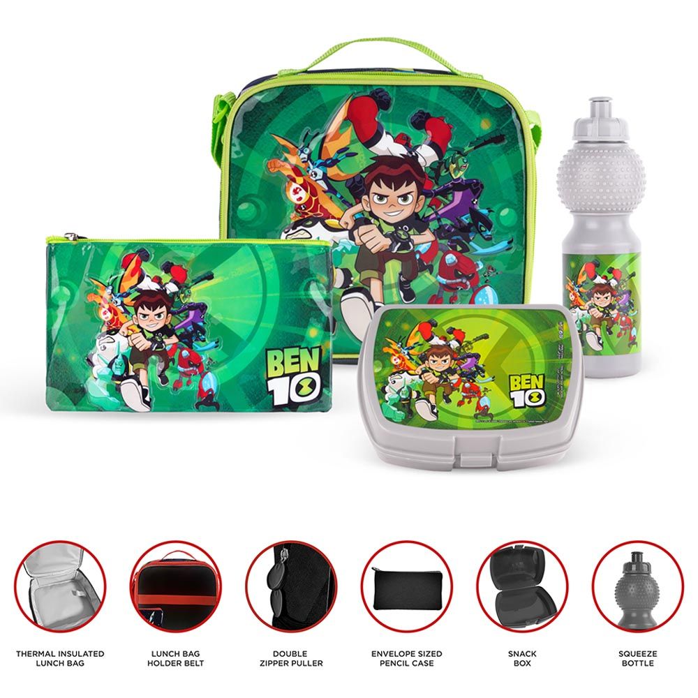 Warner Bros - 5-In-1 Ben10 Omnitrix Trolley Box Set - 18-Inch