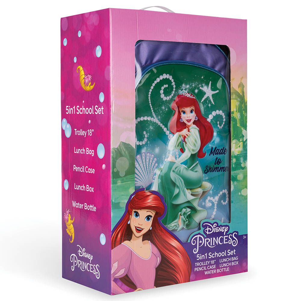 Disney - 5-In-1 Princess Made To Shimmer Trolley Box Set - 18-Inch