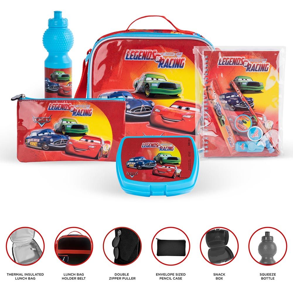 Disney - 6-In-1 Cars Legends Of Racing Trolley Box Set - 16-Inch