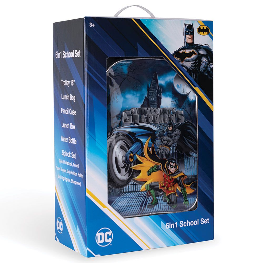 Warner Bros - 6-In-1 Batman Gotham City Guardians Trolley Box Set - 18-Inch