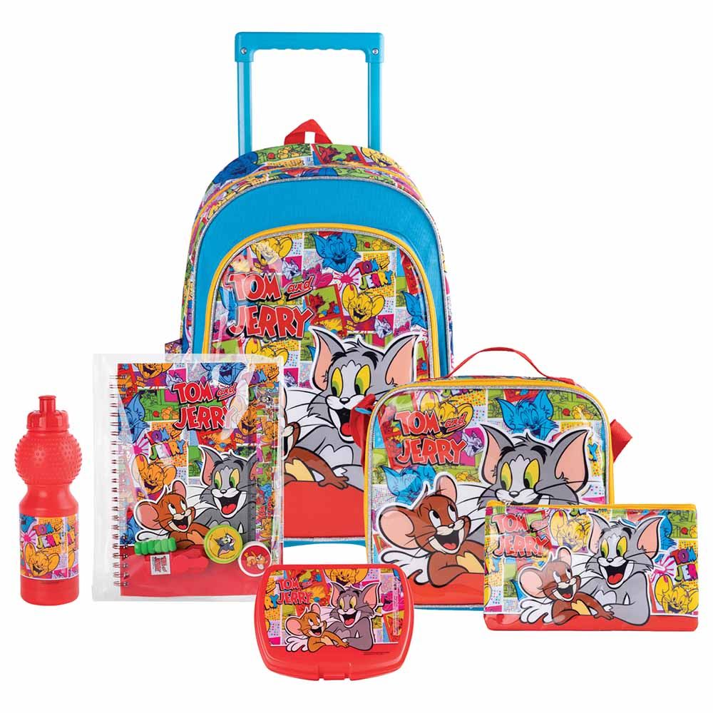 Warner Bros - 6-In-1 Tom & Jerry Pop Art Trolley Box Set - 16-Inch