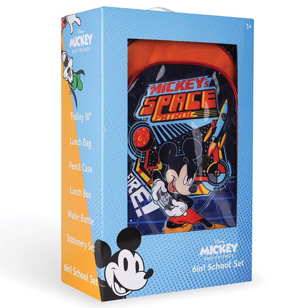 Disney - 6-In-1 Mickey Space Patrol Trolley Trolley Box Set - 18-Inch