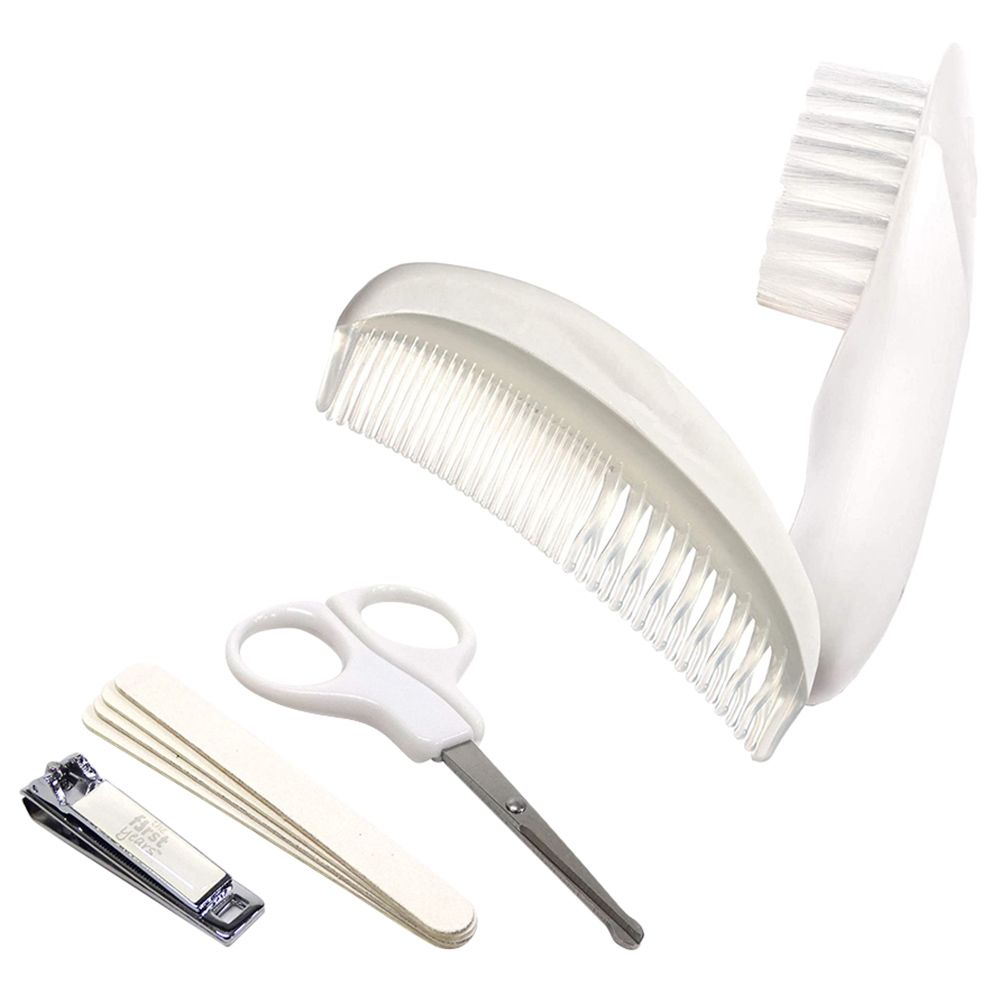 The First Years - Comfort Care Comb & Brush & Baby Grooming Set